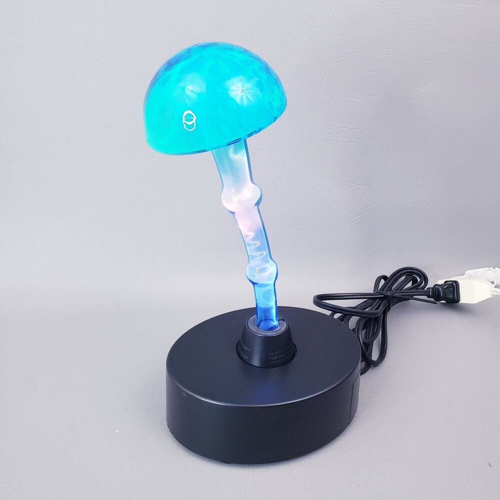 Vintage Lumisource Mushroom Plasma Lamp Organic Electra Psychedelic Vintage Blue